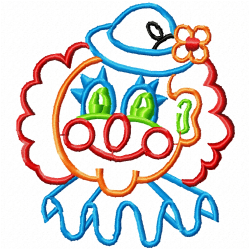 Joker Clowns Embroidery Design 11